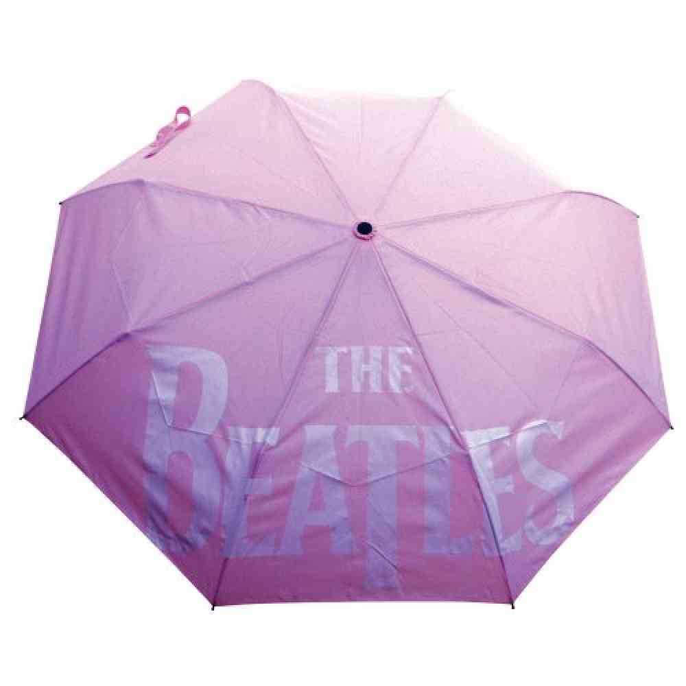 The Beatles - Drop T Logo Regenschirm - Rosa
